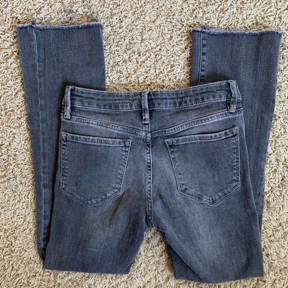 Free People size 26 gray raw hem jeans W27xL26 - Picture 3 of 3